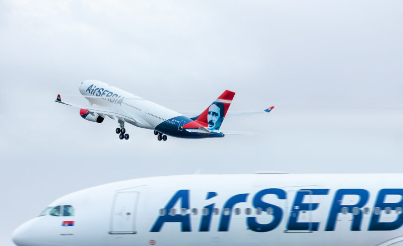 Air Serbia Надмина Броя на Пътниците от 2023 Година