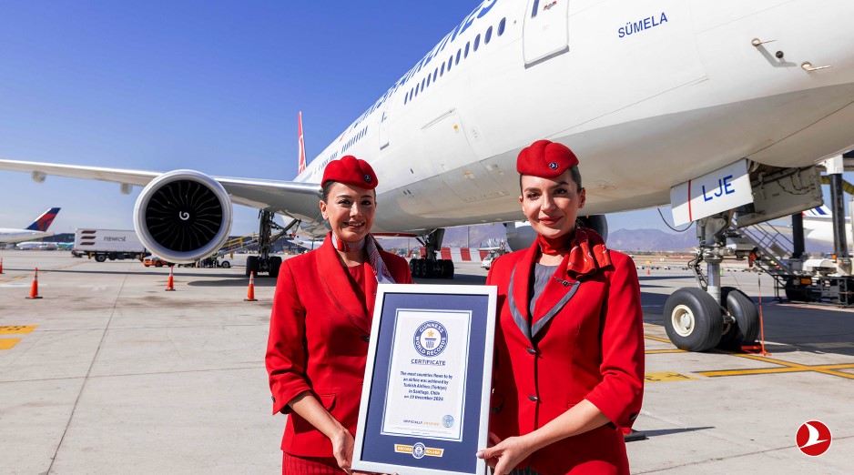 Turkish Airlines Рекорд на Гинес
