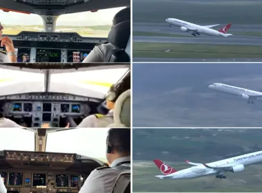 Turkish Airlines тройна независима писта