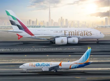 Emirates flydubai партньорство