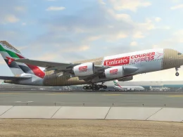 Emirates Courier Express A380