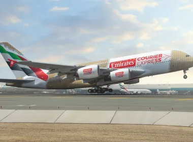 Emirates Courier Express A380