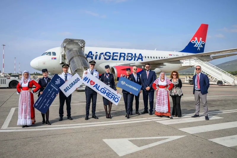 Air Serbia директен полет Сардиния