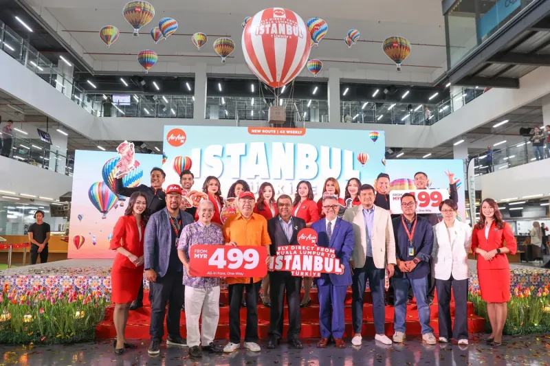AirAsia X нов маршрут Куала Лумпур Истанбул