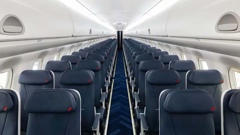 Air France Embraer 190 нова кабина