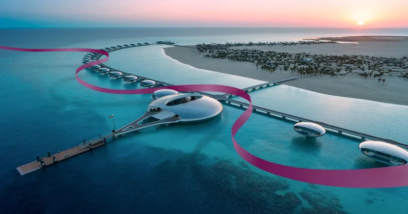 Qatar Airways Червено море