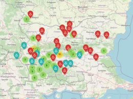 дигитална карта минерални бани България