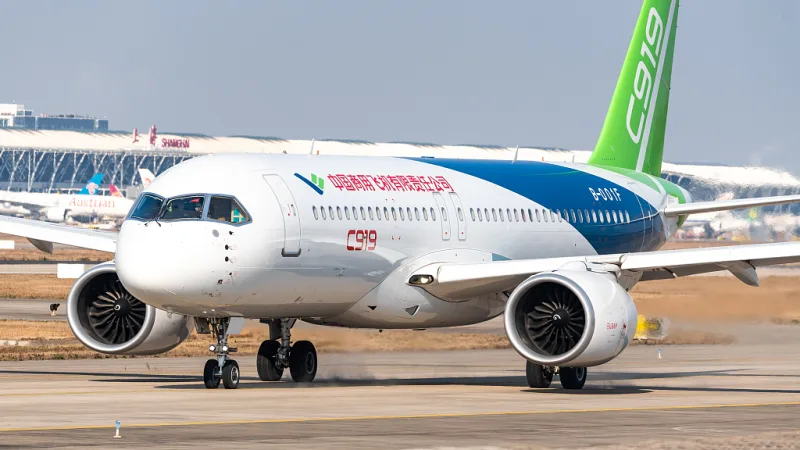 COMAC C919 дебют