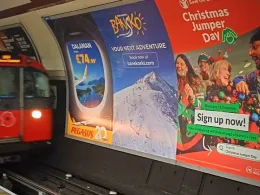 Банско в Лондонското метро