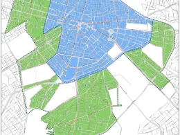 синя и зелена зона София